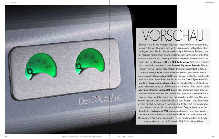 FIDELITY HiFi Magazin für High End, Stereo, Audio und Musik