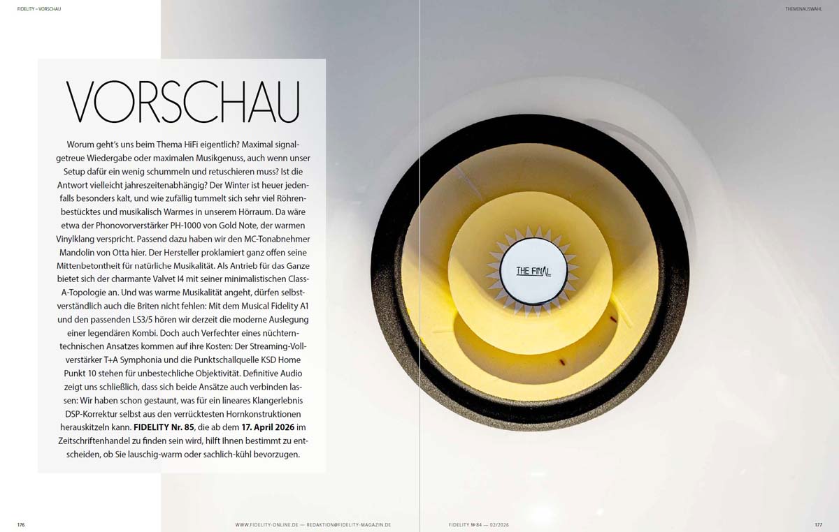 FIDELITY 84 Vorschau