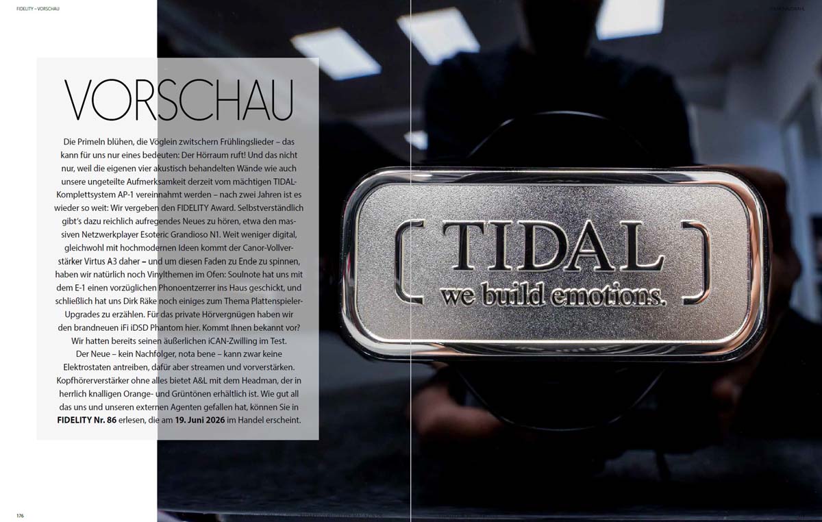 FIDELITY 85 Vorschau