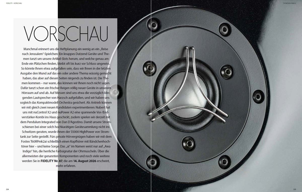 FIDELITY 86 Vorschau